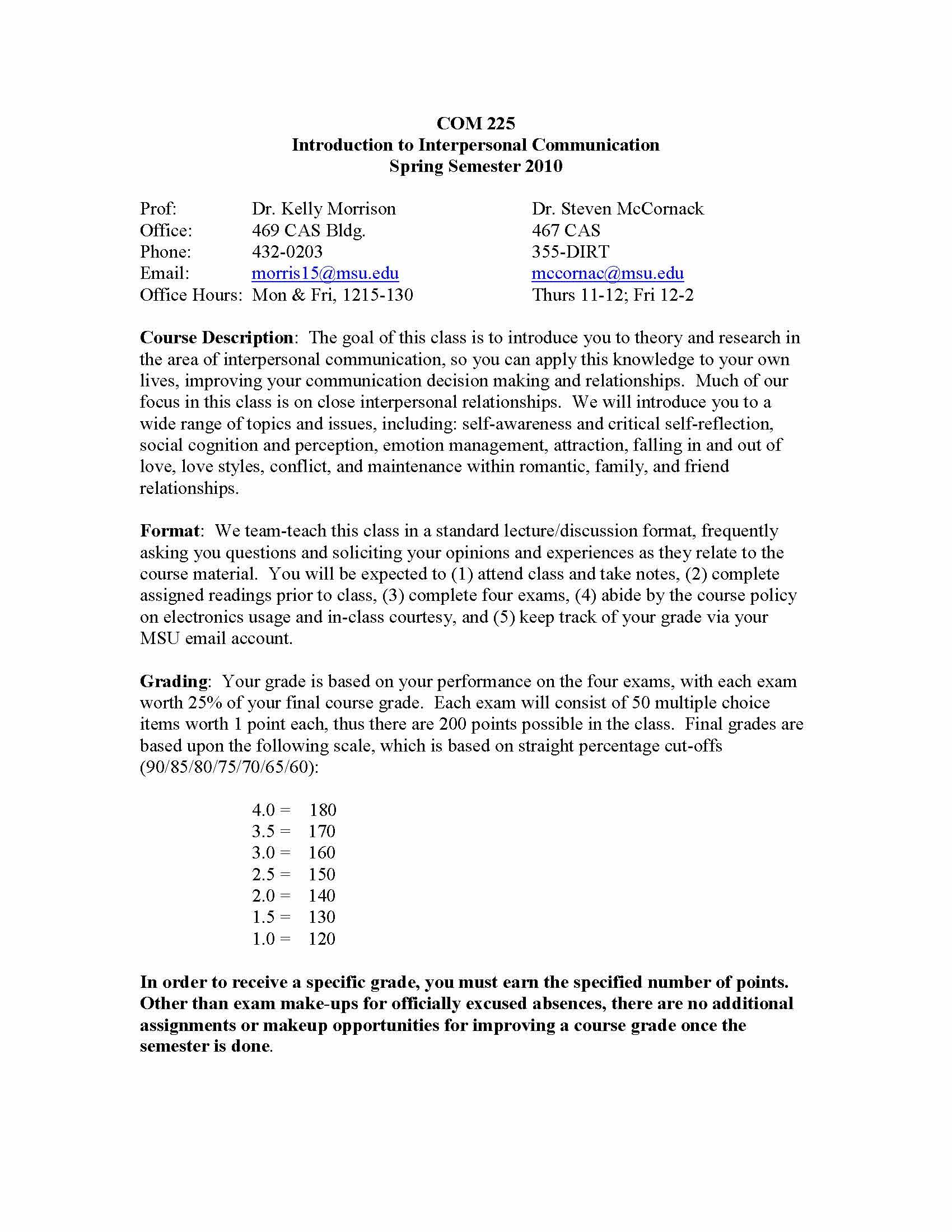 An Intro to Interpersonal Comm