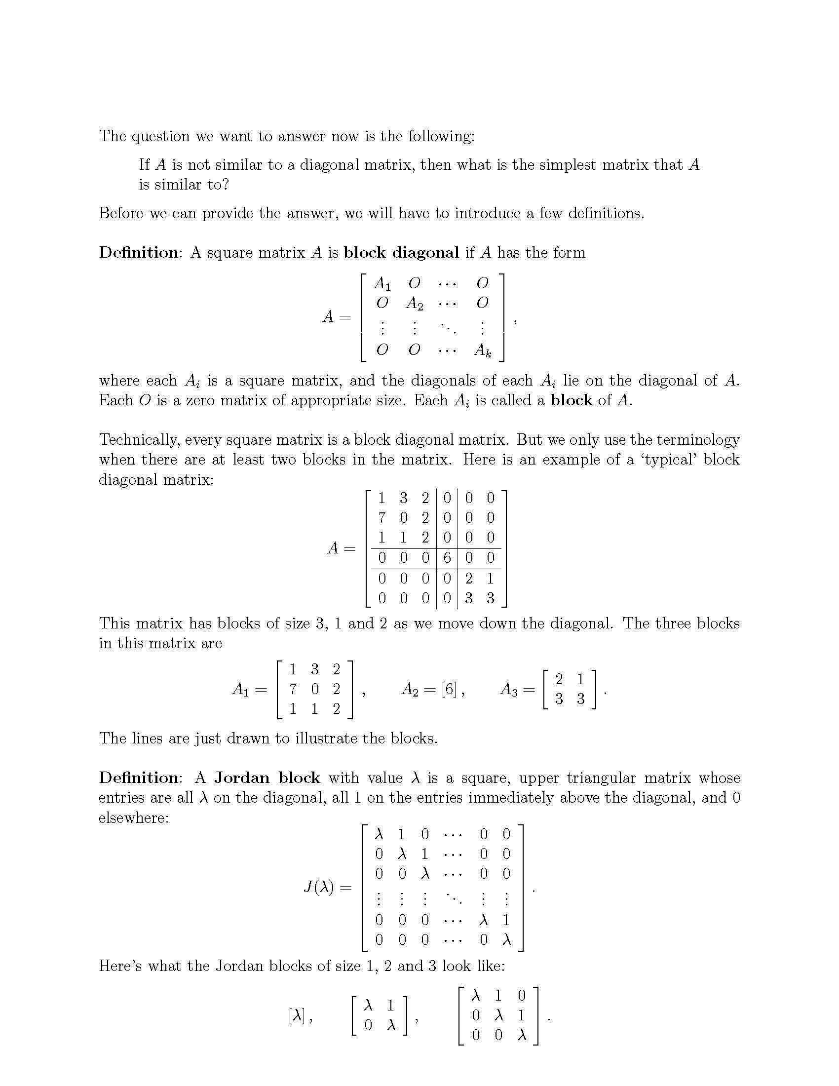 LINEAR ALGEBRA