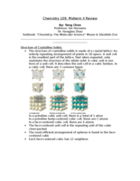 Chem 109 Midterm 2 Study Guide