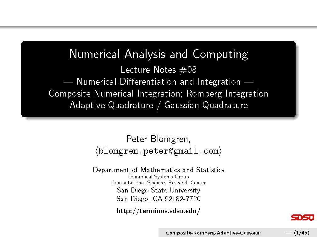 INTRONUMANALYS&COMPUT