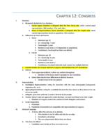 Chapter 12: Congress