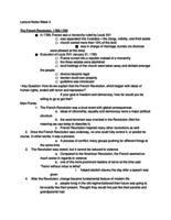 IAH 202 Lecture Notes Week 4