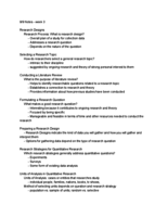 Week 3 Lecture Notes - Social Research 1