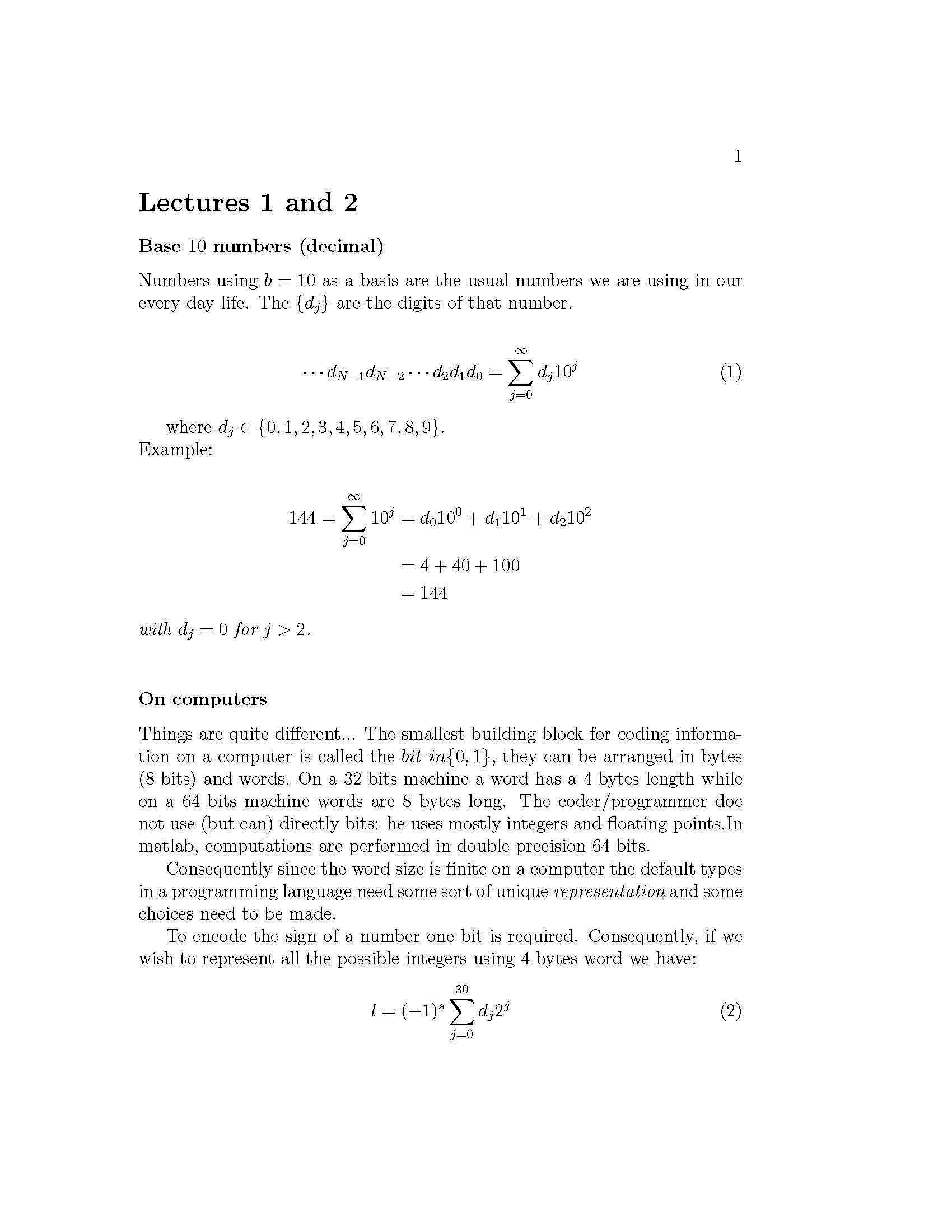 COMPUTATIONAL METHODS