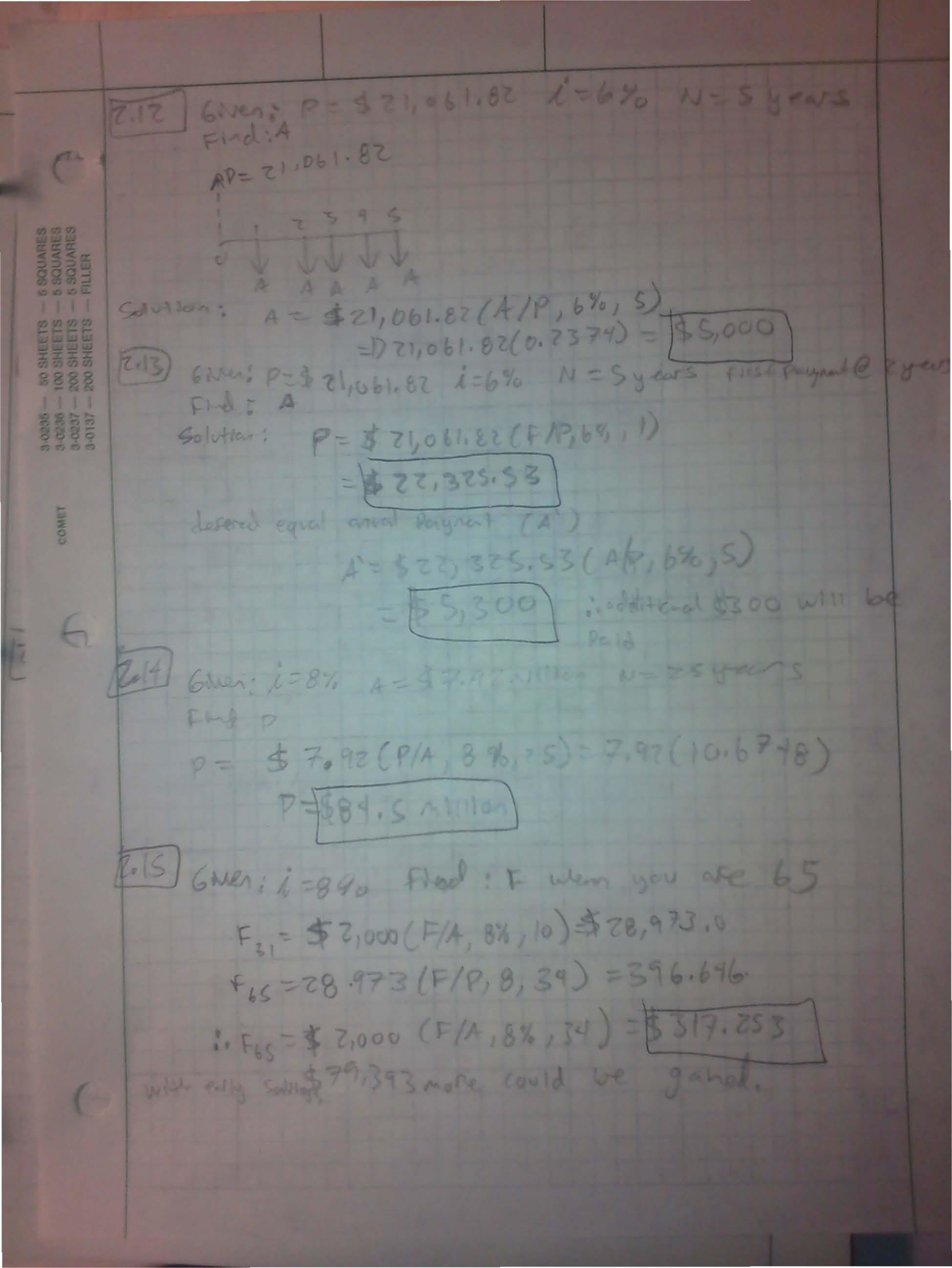 Engineering Economics Analysis for Engineering Technology