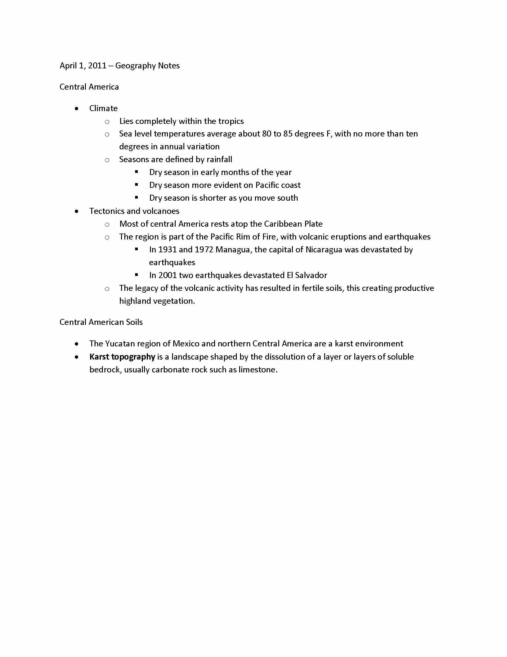 Introduction to Regional Geography