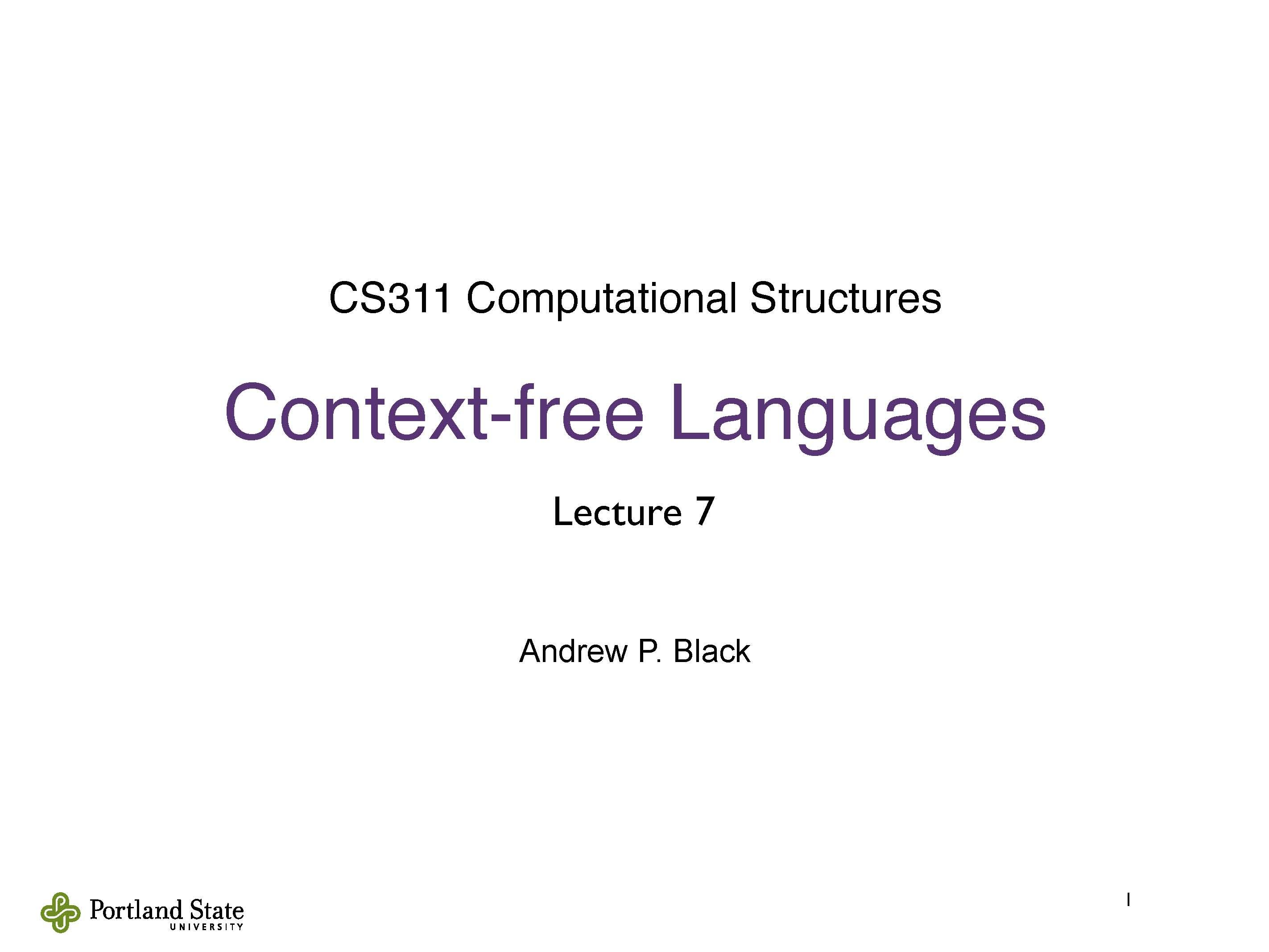COMPUTATIONAL STRUCTURES