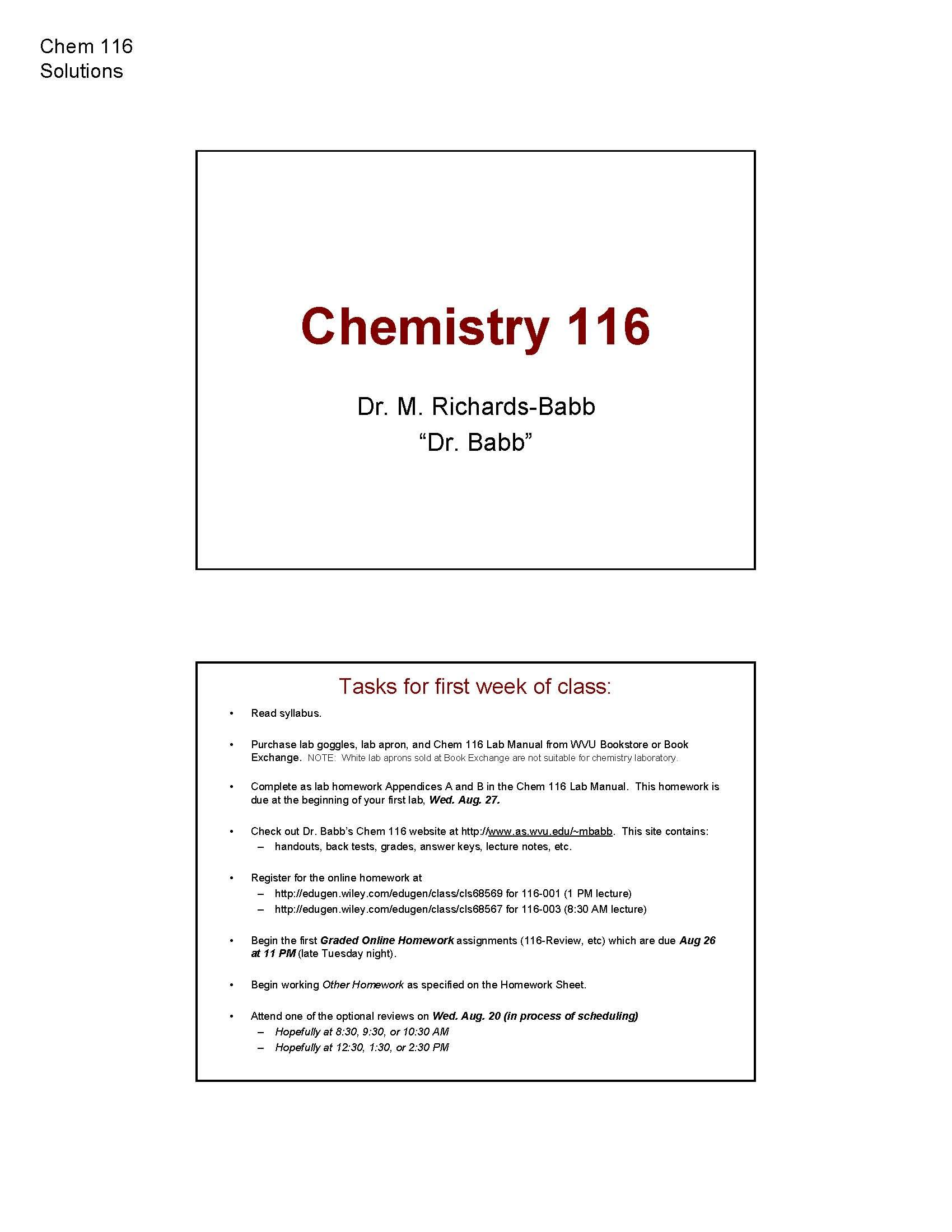 Fundamentals of Chemistry
