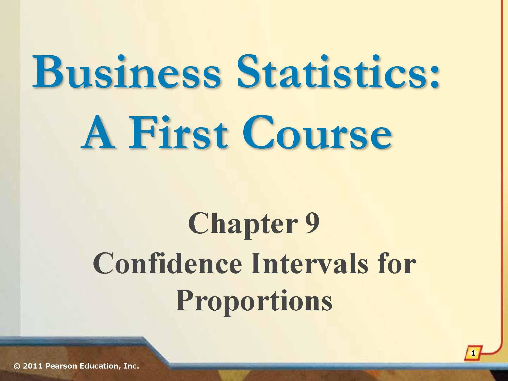 STAT ANA FOR BUS I