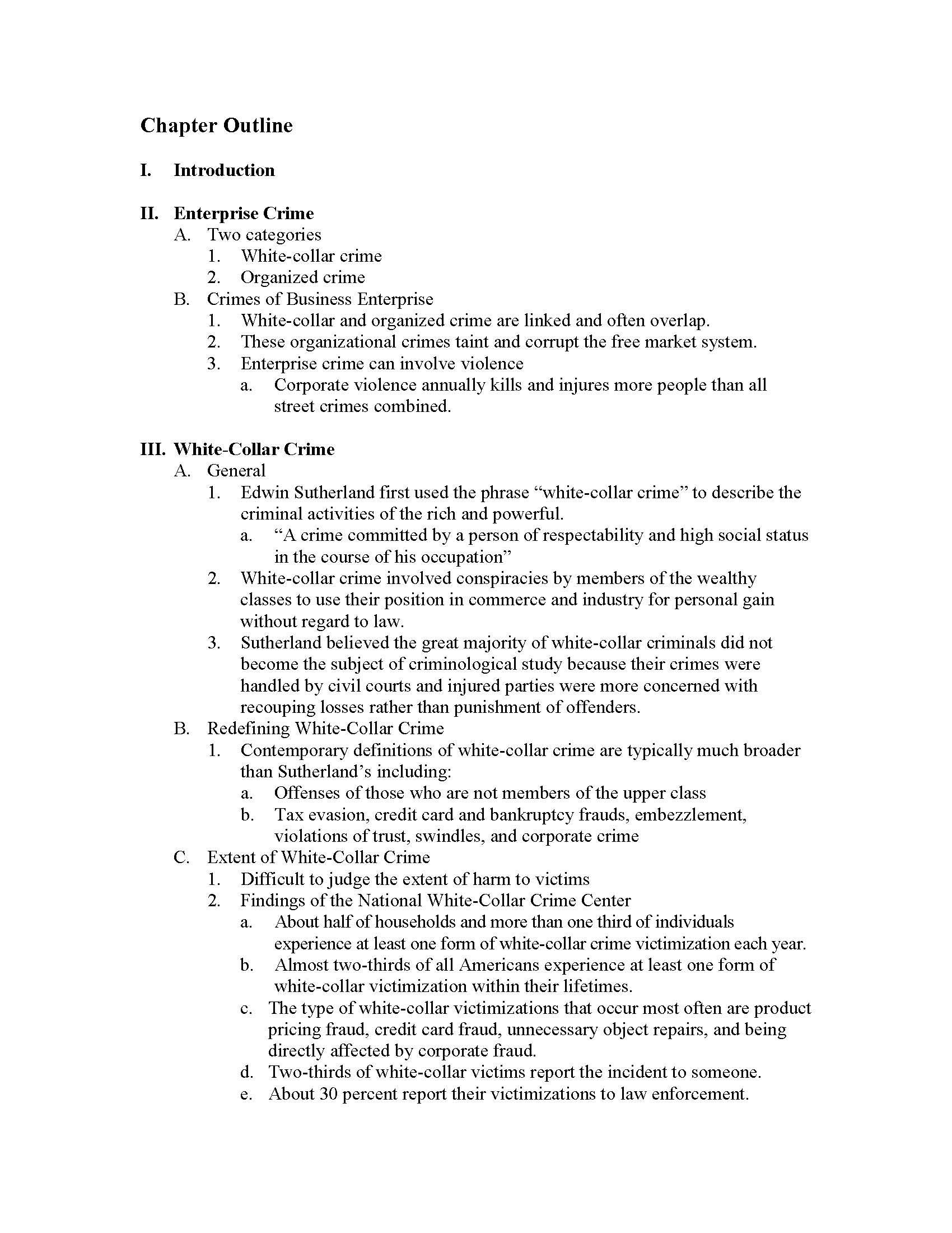 Criminology