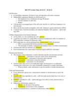 BSC197 Lecture Notes