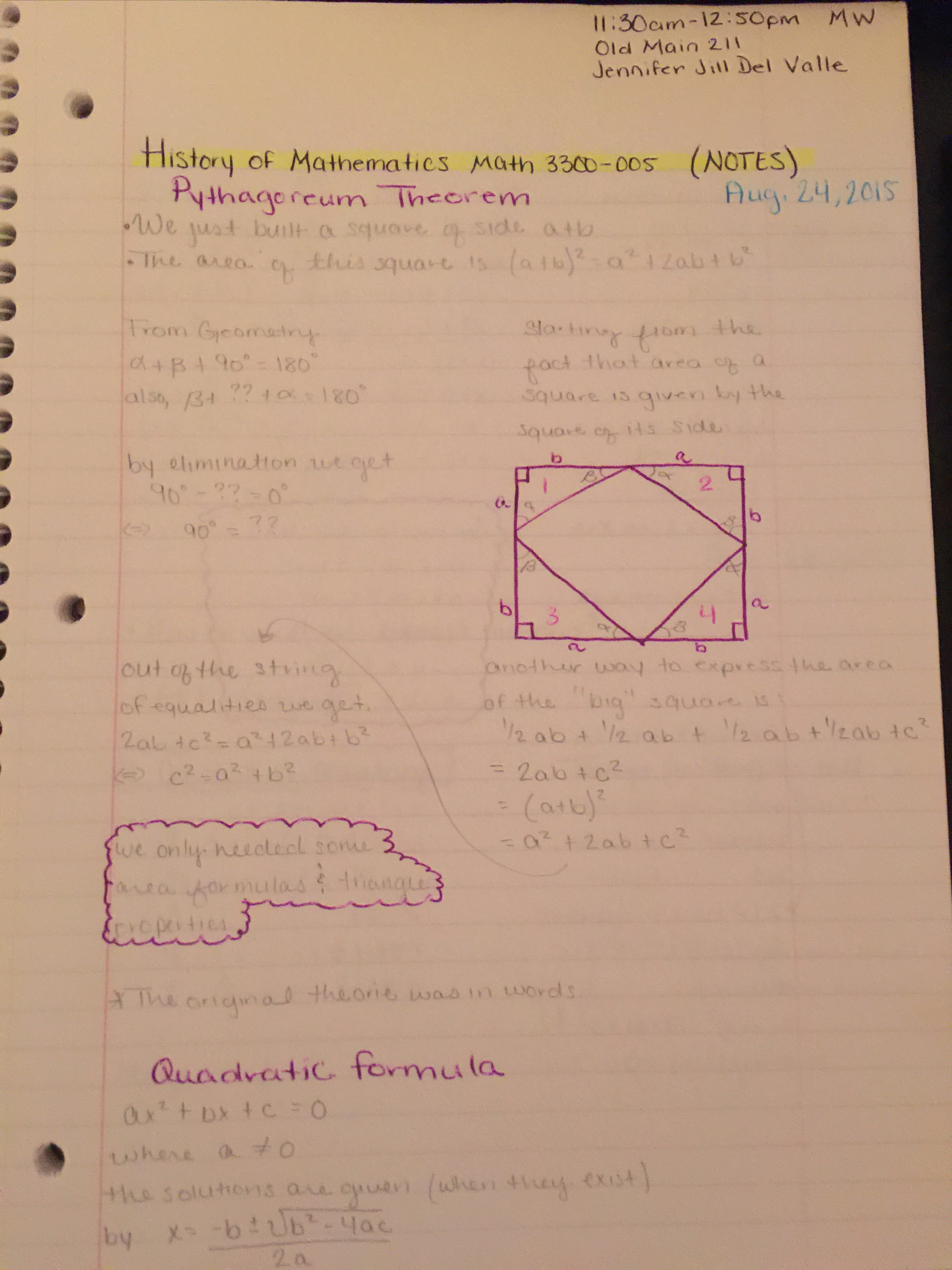 Week One Notes Aug 24-26