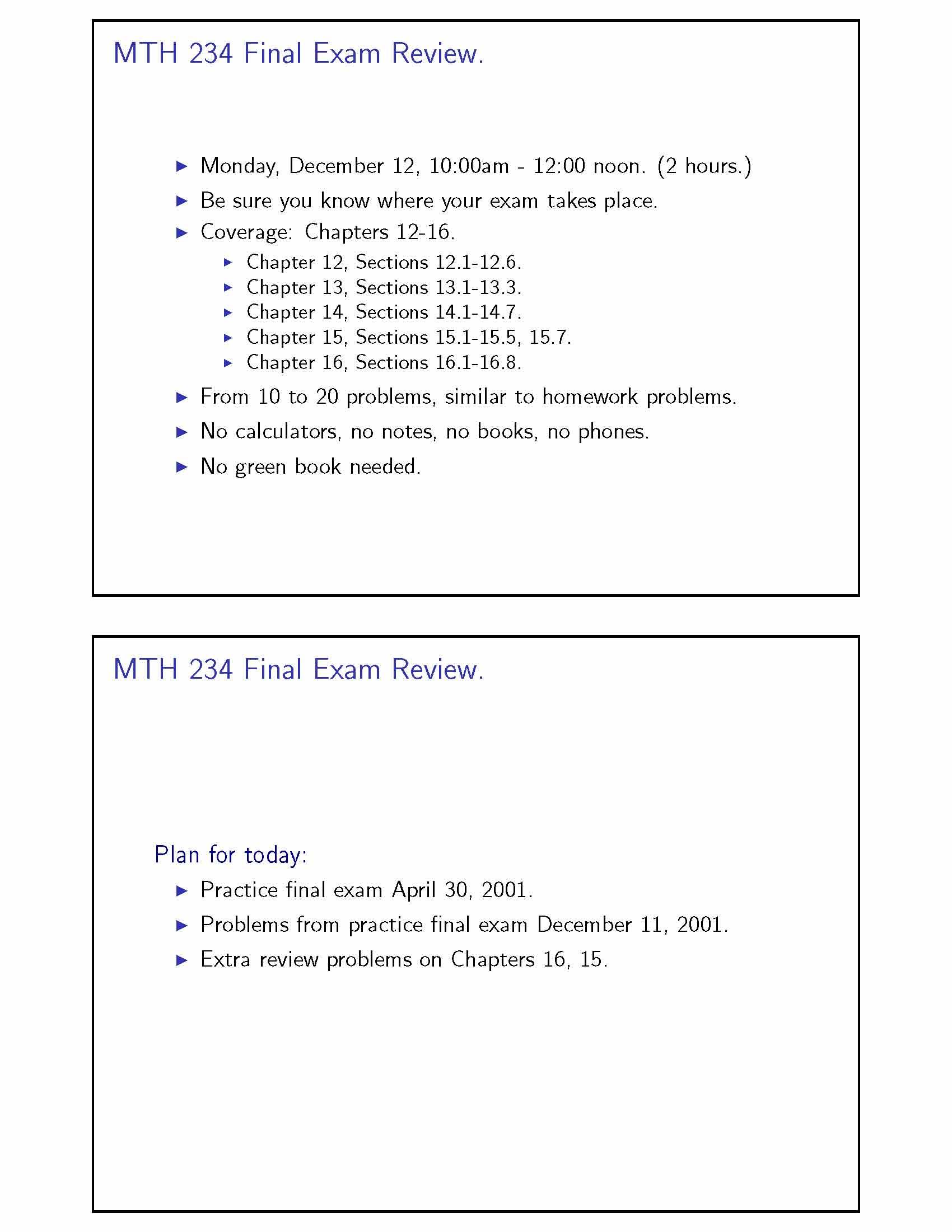 Multivariable Calculus
