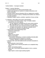 BSC 101 Helms Week 1 Lecture Notes 8/21