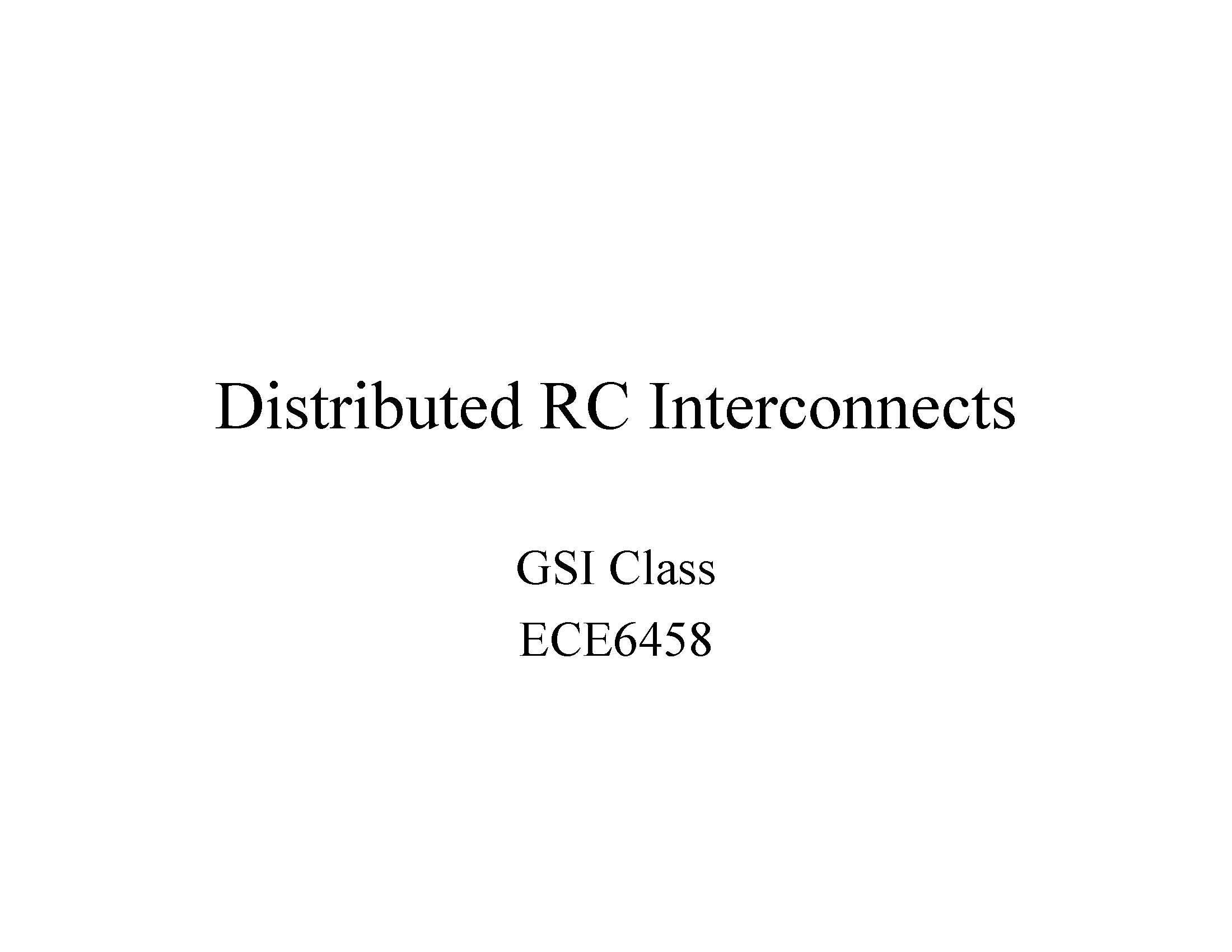 Gigascale Integration
