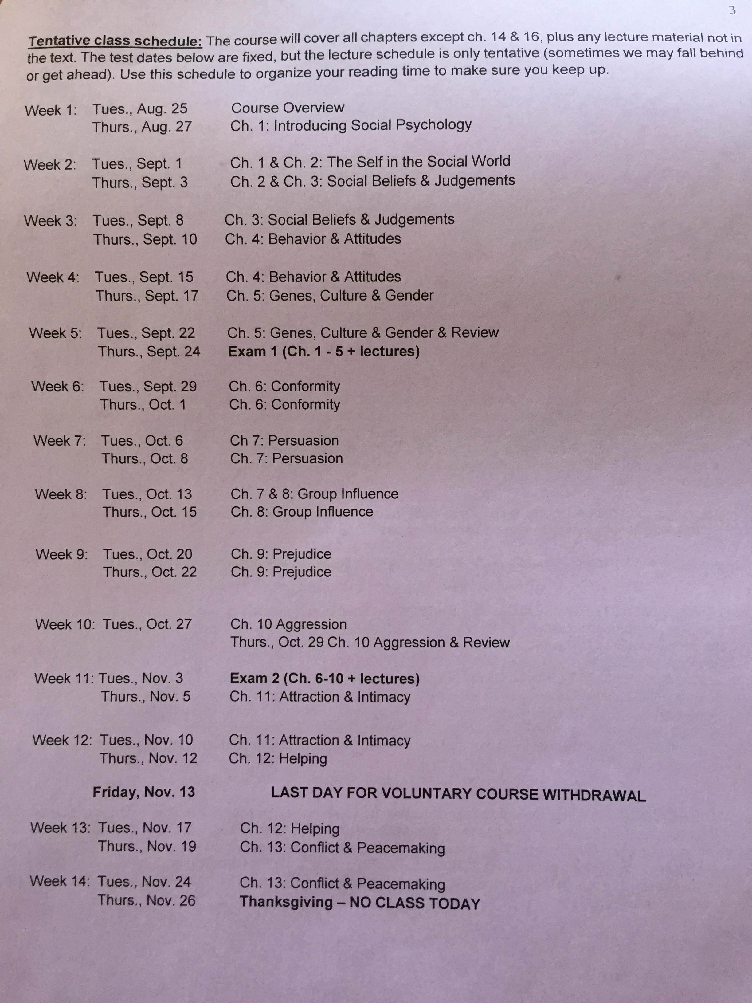 Syllabus