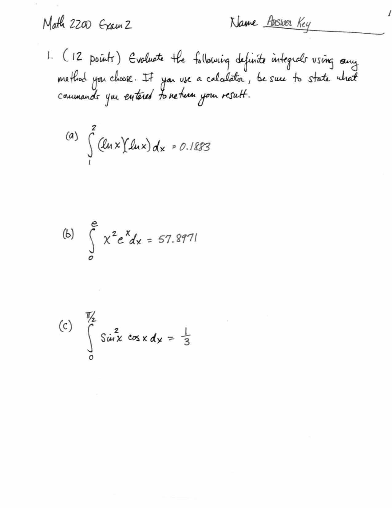 CALC II SCI ENG