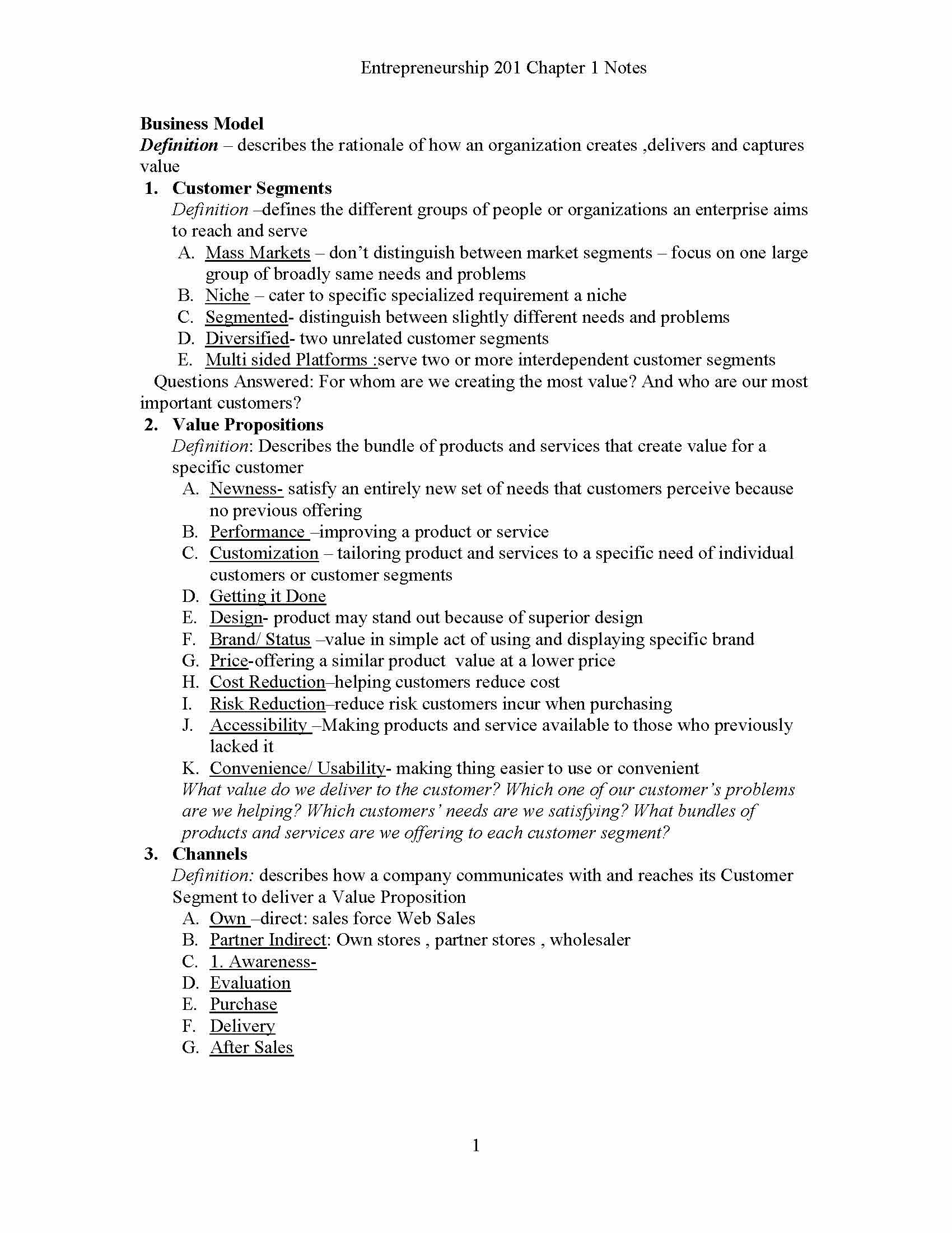 Marketing And Management For New Ventures