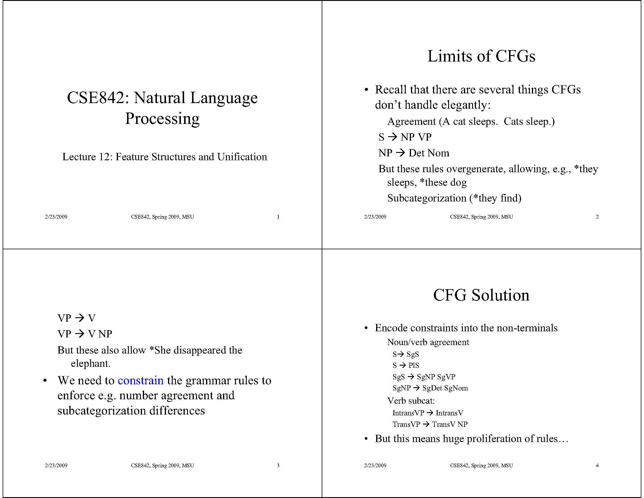 Natural Language Processing