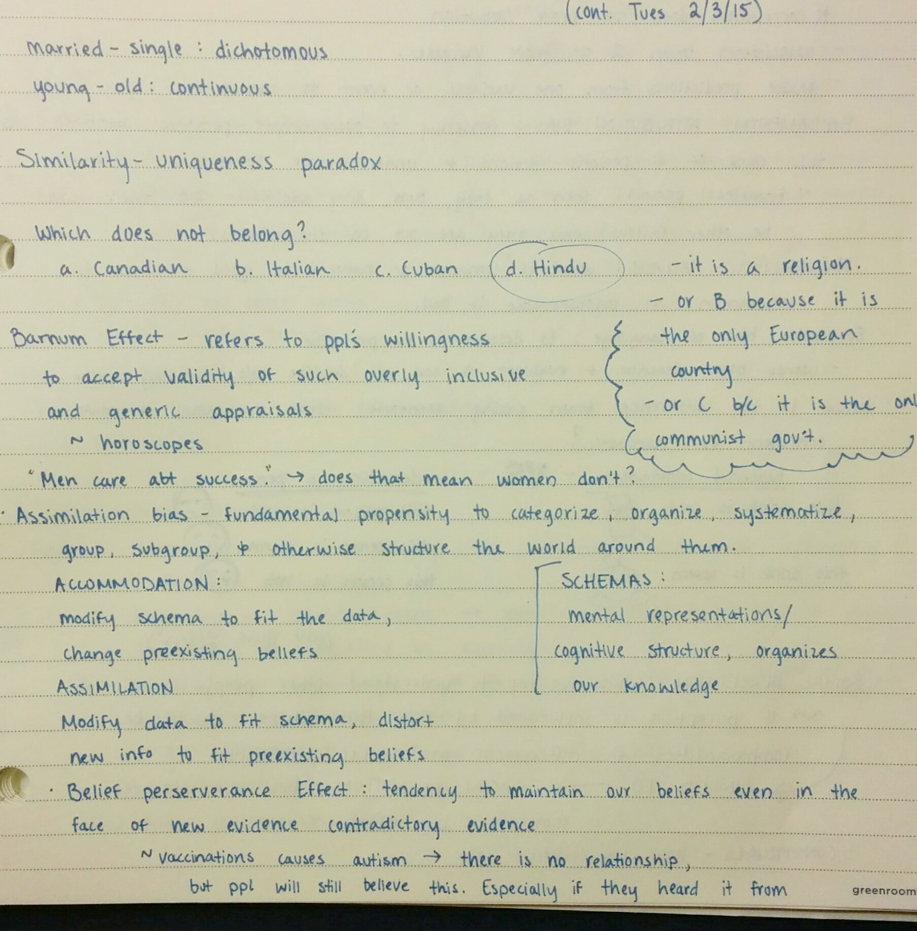 2/3 & 2/5 lecture notes, week 3