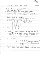 Organic Chemistry 1 CEM:251 Week Two Notes