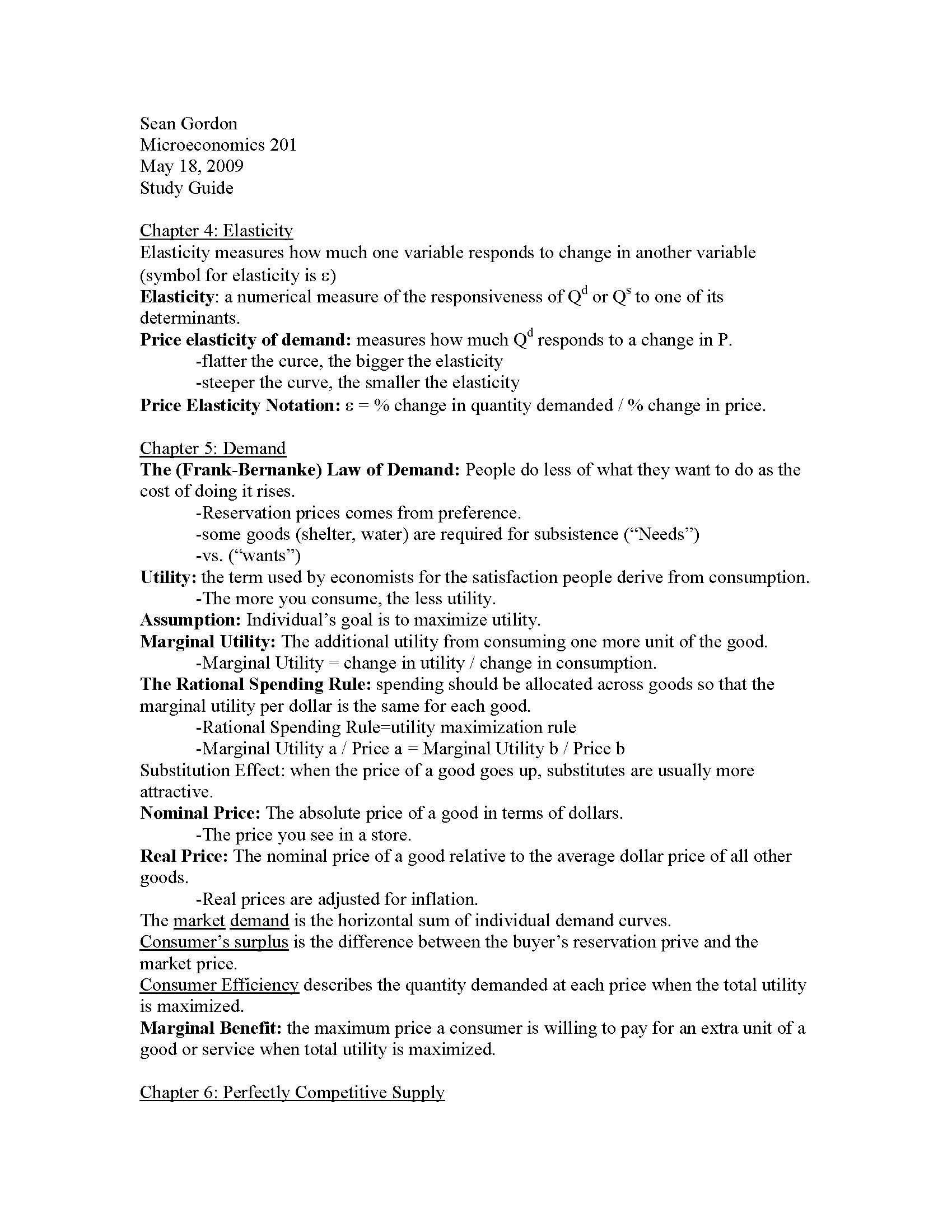 INTRODUCTION TO MICROECONOMICS