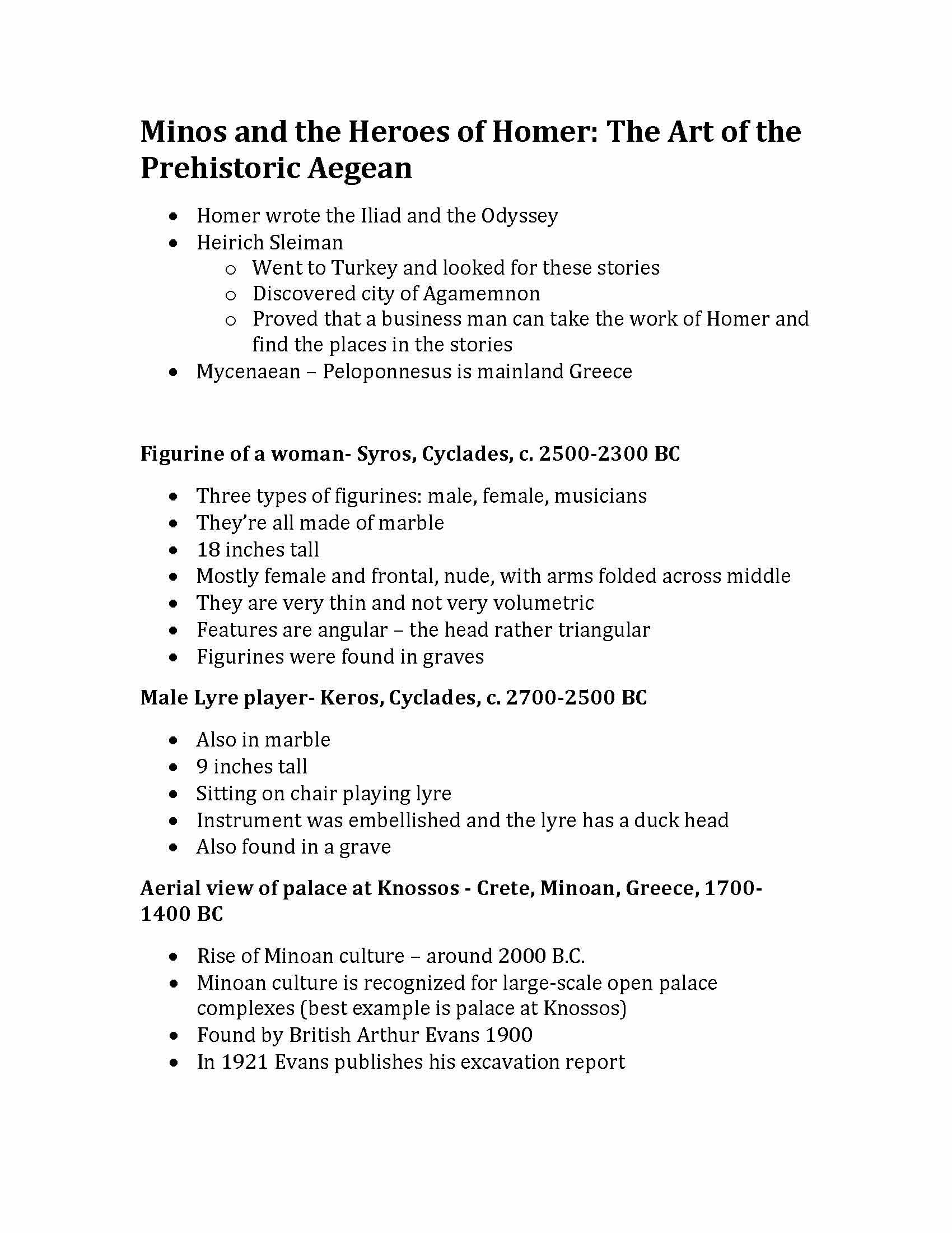 History of Western Art I