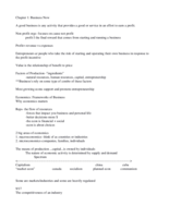 Intro to business-econ notes