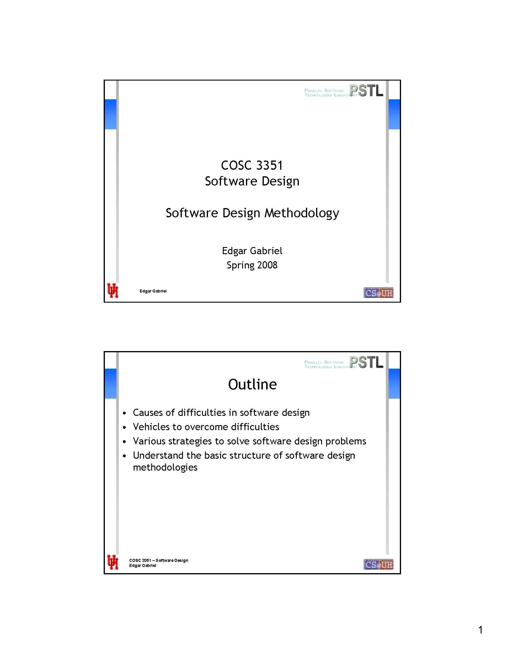 Software Design