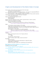 Introduction  and Stateness