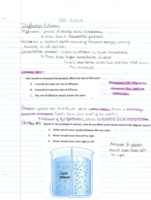 Bio 152 Notes 1/15, 1/20, 1/22