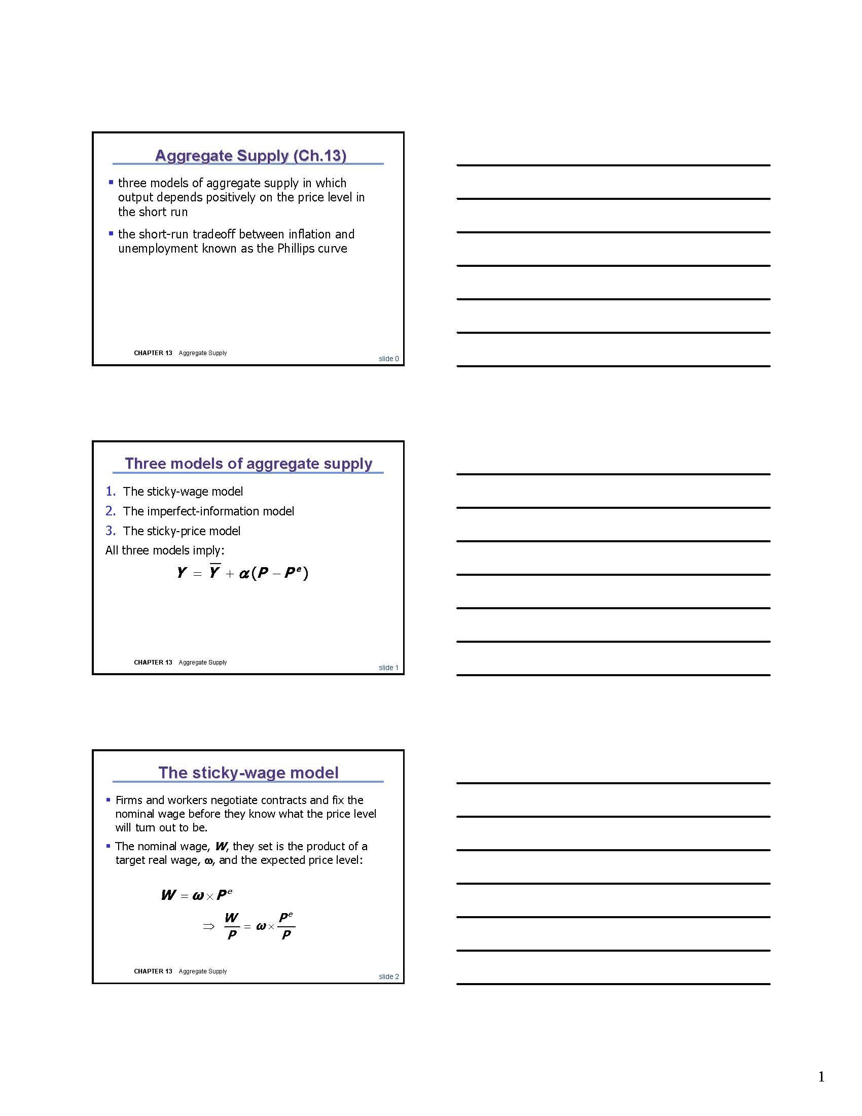 Macroeconomic Theory