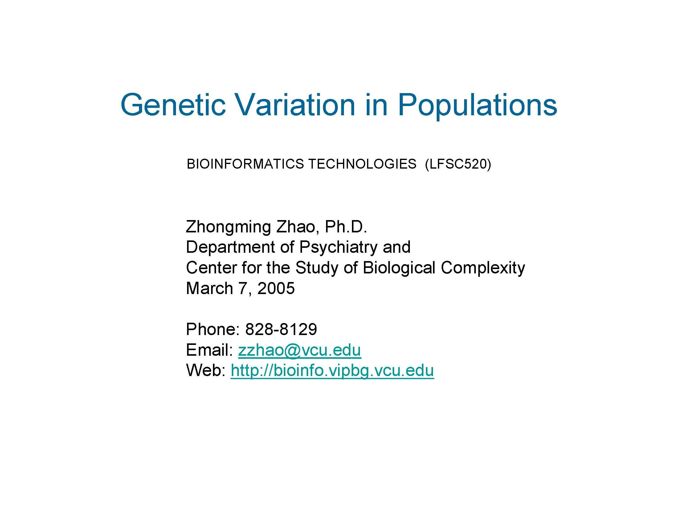 BIOINFORMATICS TECHNOLOGIES