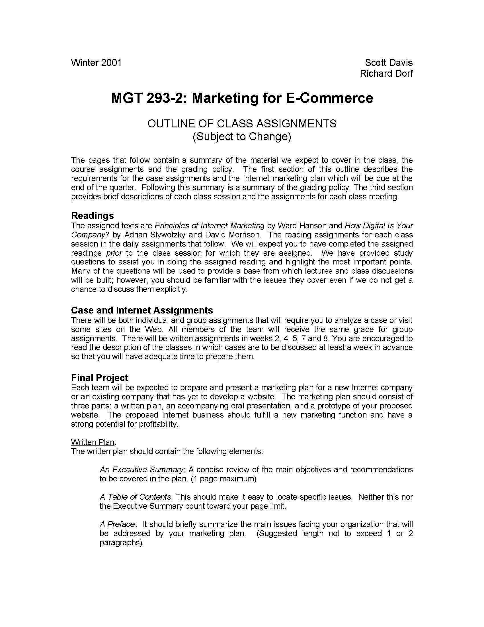 Topics in Marketing