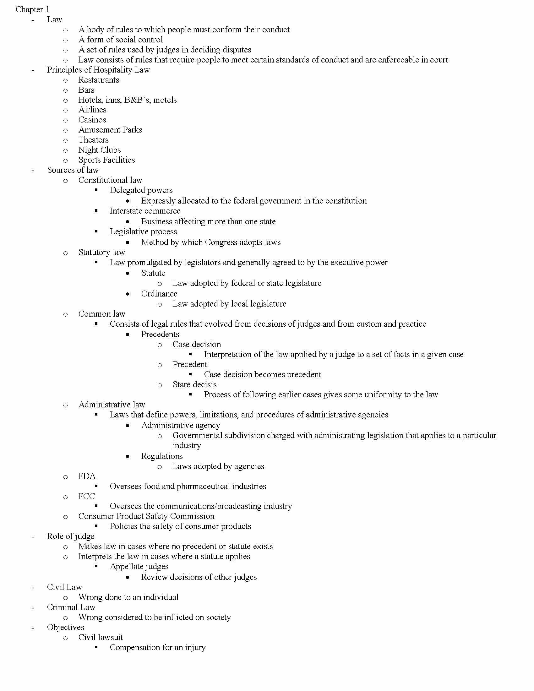 HospitalityManagementLaw