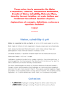 Notes from the Water video