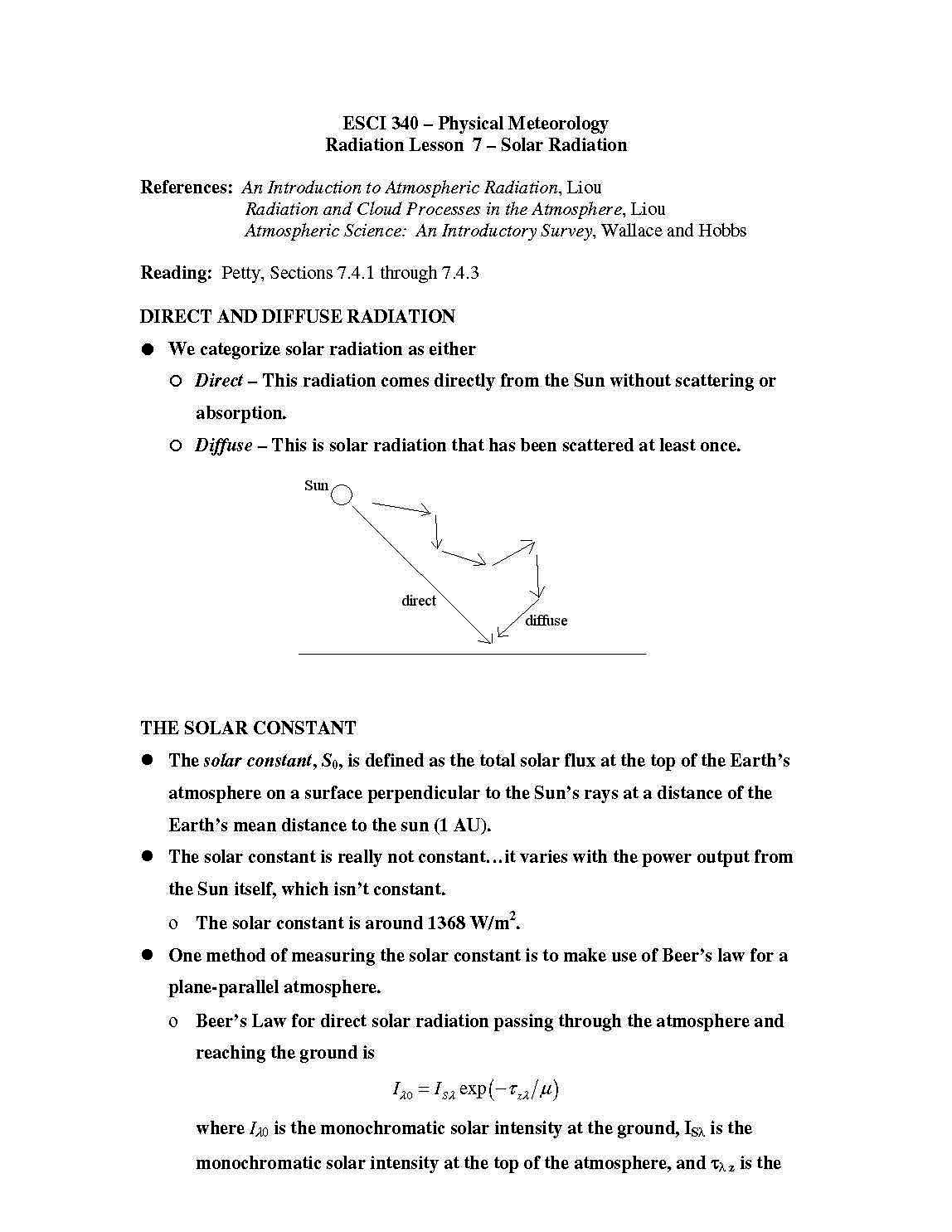 Physical Meteorology