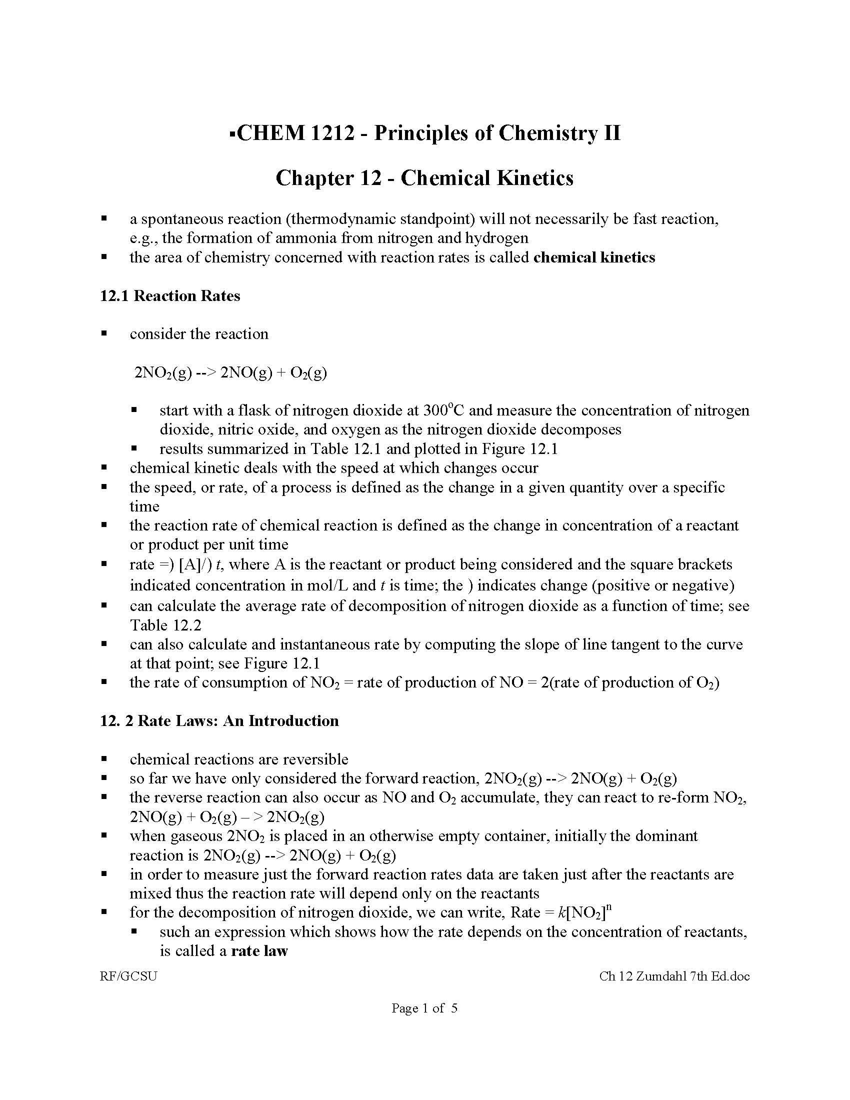 Principles of Chem II