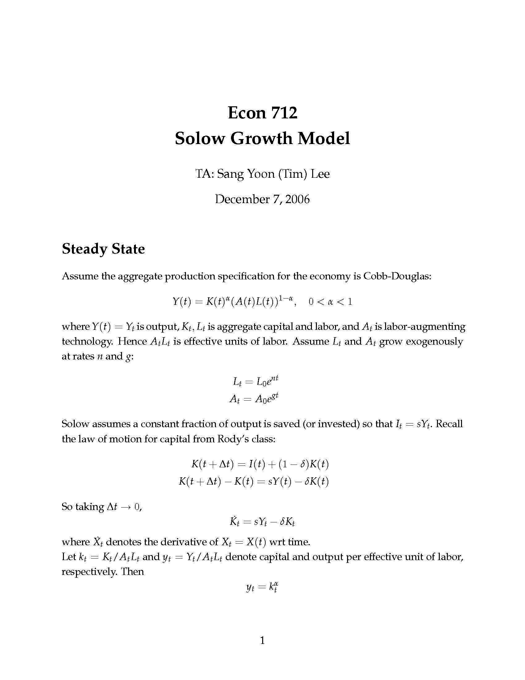 Economic Theory