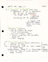 ANTH 140 Week 4 Lecture Notes