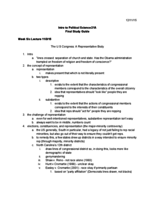 PS21A Final Study Guide 
