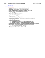 Modern Bio 2 Exam Reviews