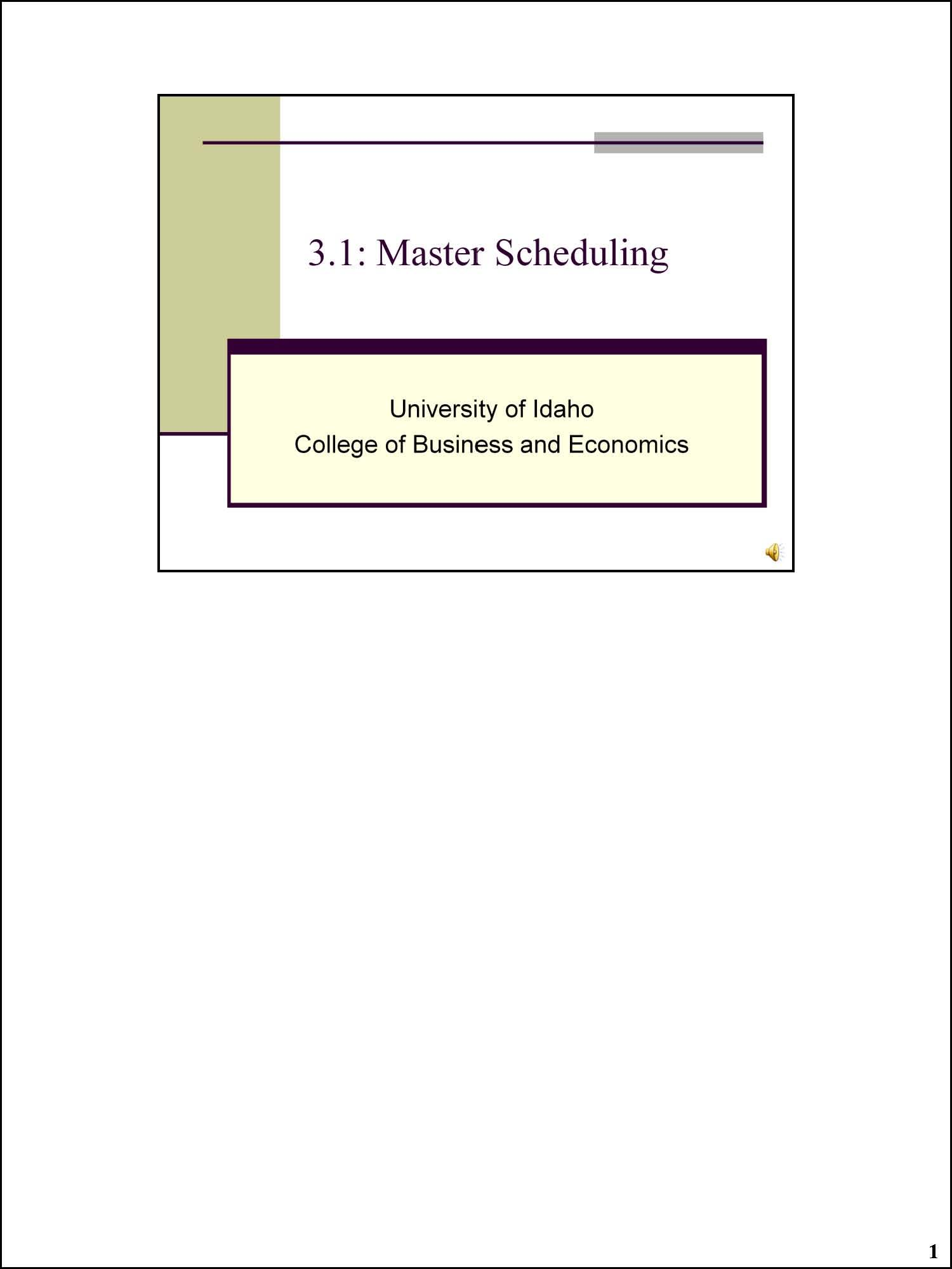 Introduction to Operations Management