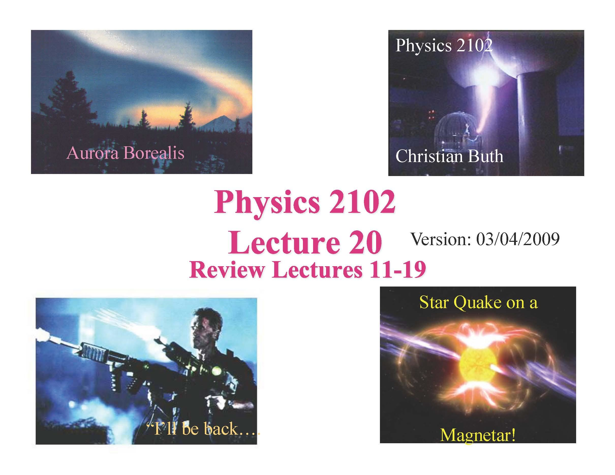 GEN PHYS FOR TECH ST