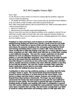 SCI 241 Complete Course DQ