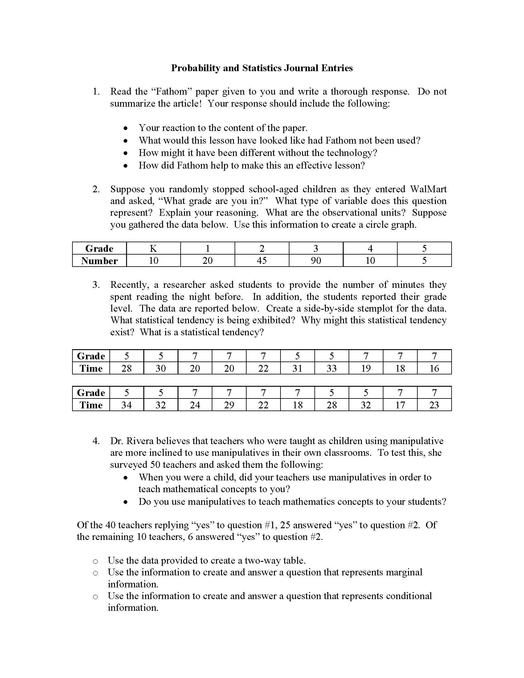 ProbabStatistic for P