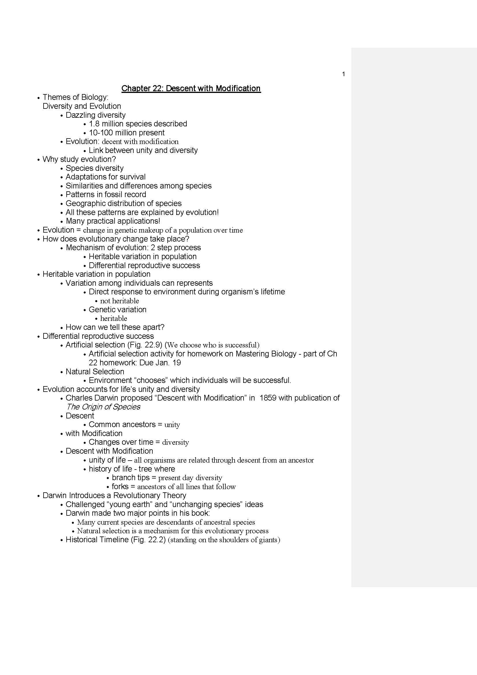 Principles of Biology II