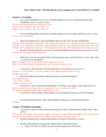 Study Guide 