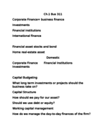 First Exam Notes Ch.1,2,3,4