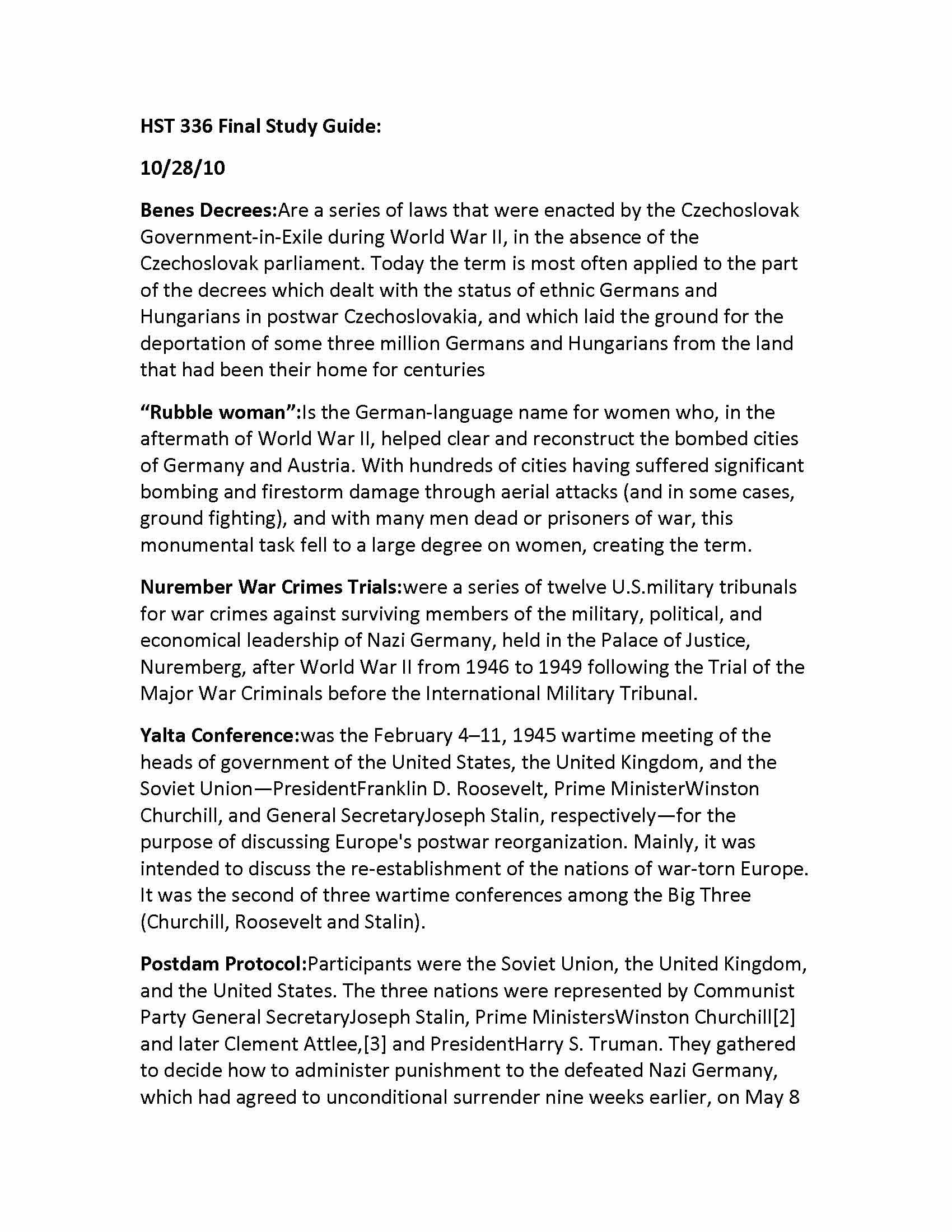 Contemporary Europe 1870